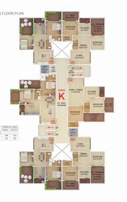 Cluster Plan jayanti-nagari-vii-wing-k-l Cluster Plan