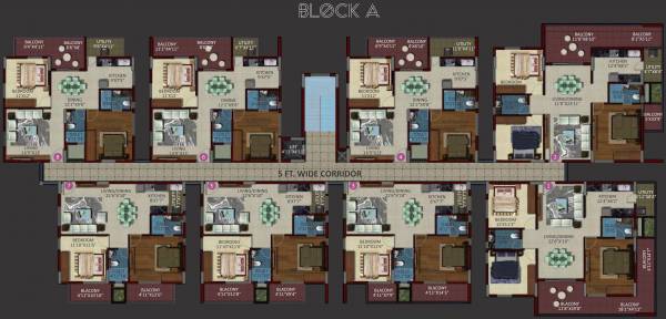 Images for Cluster Plan of Desai Grandeur