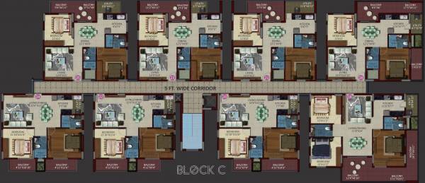 Images for Cluster Plan of Desai Grandeur