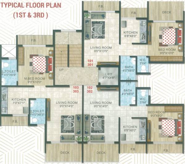 Images for Cluster Plan of Priya Residency