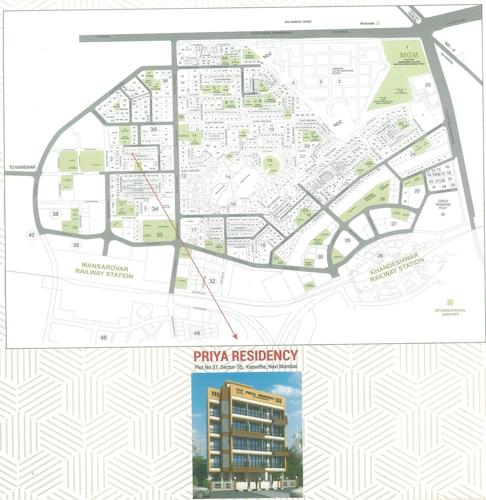  residency Images for Location Plan of Priya Residency