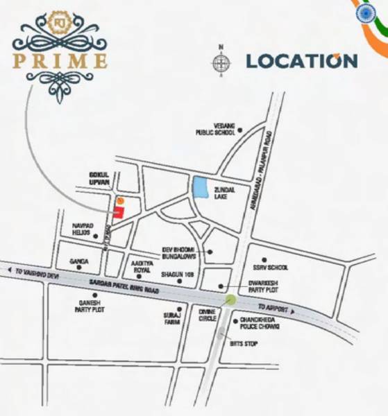 Images for Location Plan of Parshwa RJ Prime