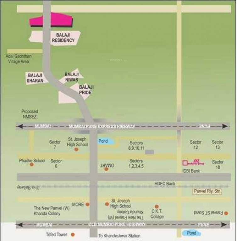  balaji splendour phase ii Location Plan