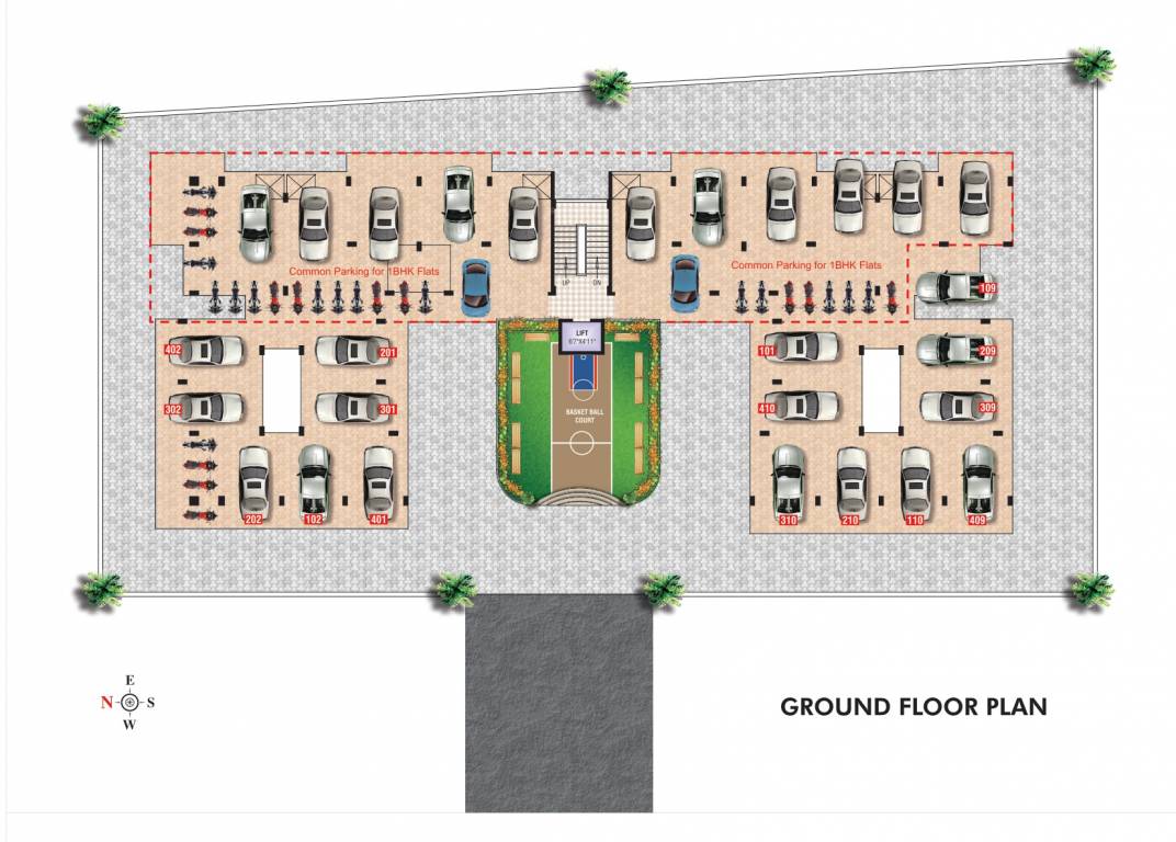  gokuldham apartment Gokuldham Apartment Cluster Plan