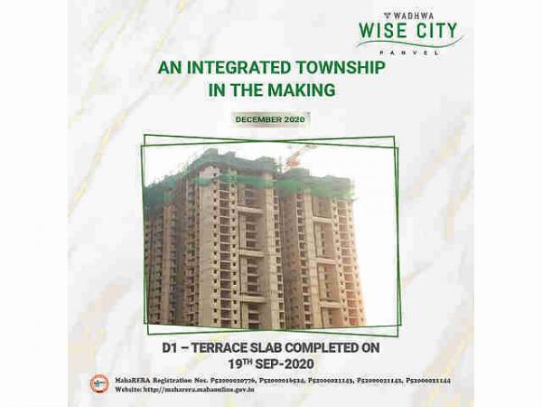 constructionStatus of Wadhwa Wise City South Block Phase I Plot RZ8 Building 4 Wing F3