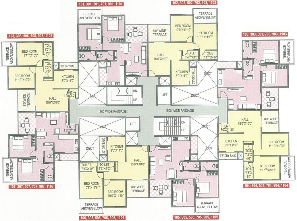 Images for Cluster Plan of Spine City Residency Building C