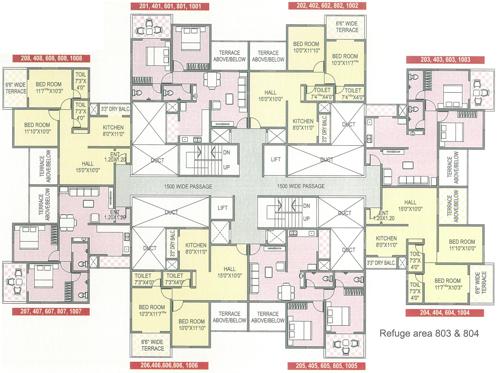 Images for Cluster Plan of Spine City Residency Building C