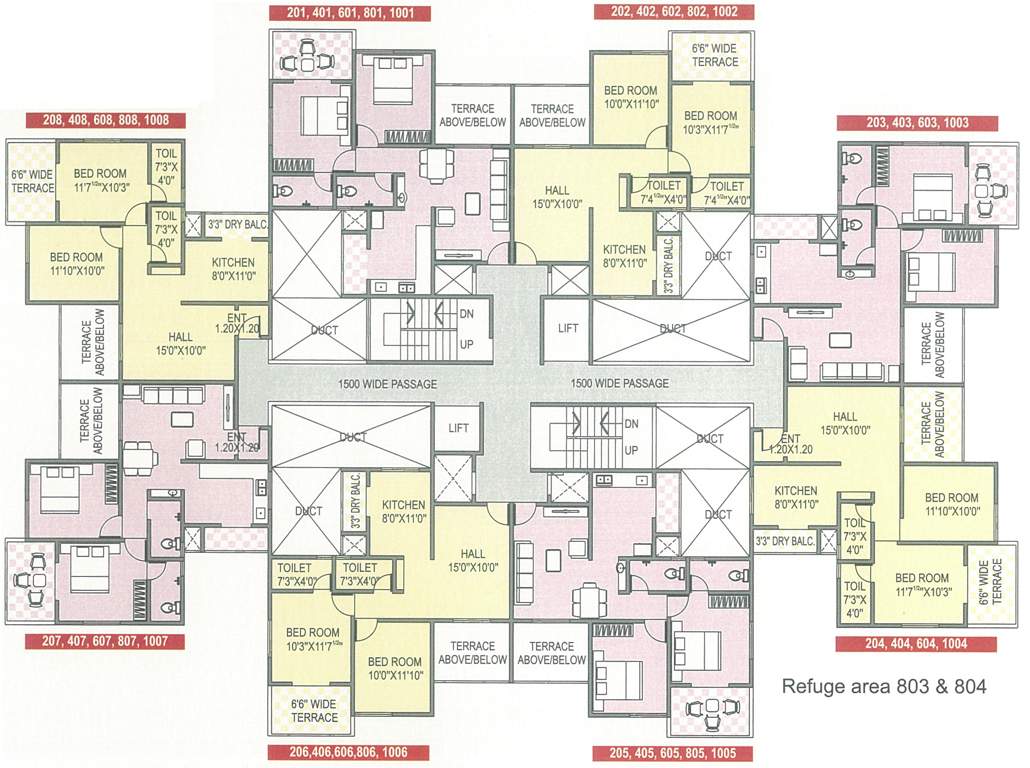 Images for Cluster Plan of Spine City Residency Building C