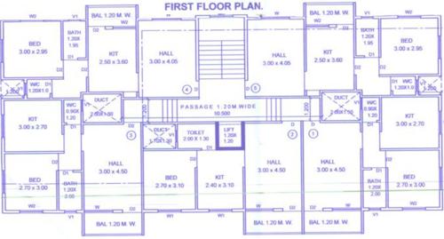 Images for Cluster Plan of Manisha Pratap Durvankur Plaza