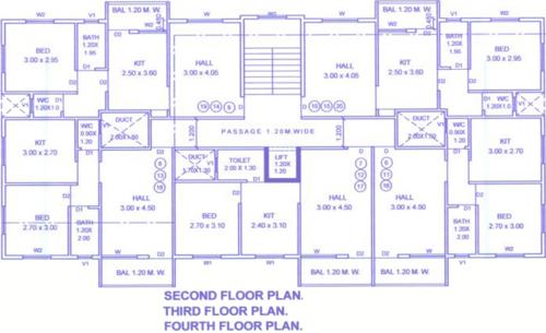 Images for Cluster Plan of Manisha Pratap Durvankur Plaza