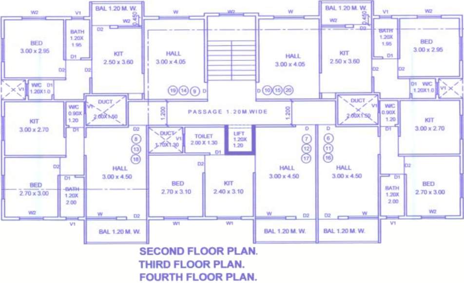 Images for Cluster Plan of Manisha Pratap Durvankur Plaza