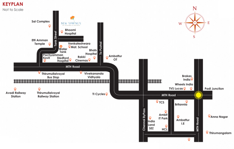  new springs Location Plan