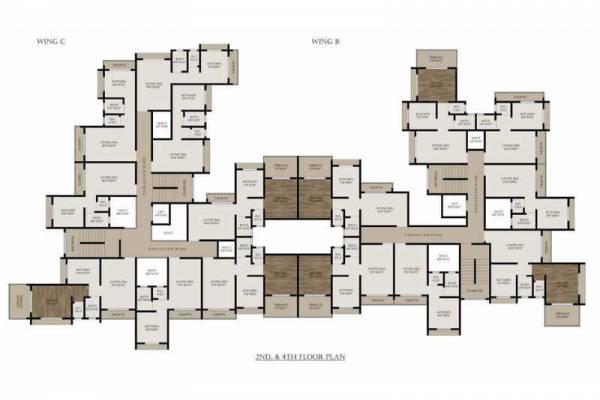  sarvesh-city A Wing Cluster Plan