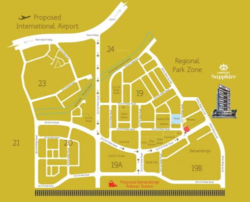  sapphire Images for Location Plan of Unimont Sapphire