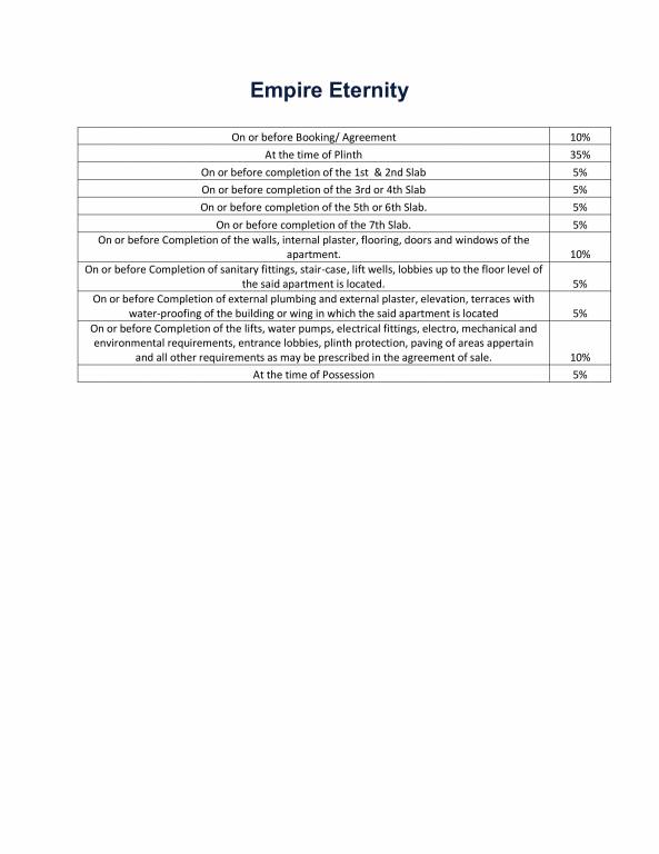 eternity Subvention Scheme Payment Plan