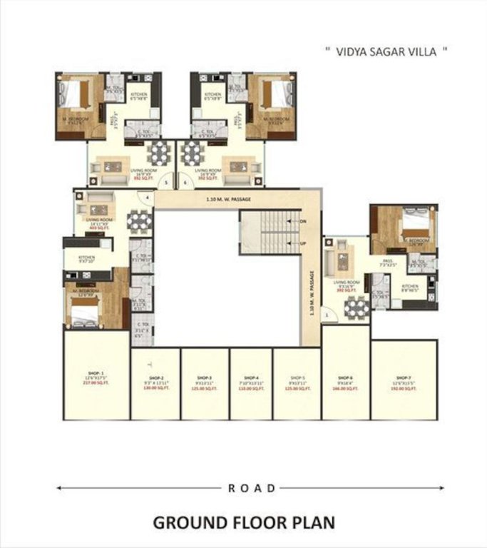  vidya sagar villa Vidya Sagar Villa Cluster Plan