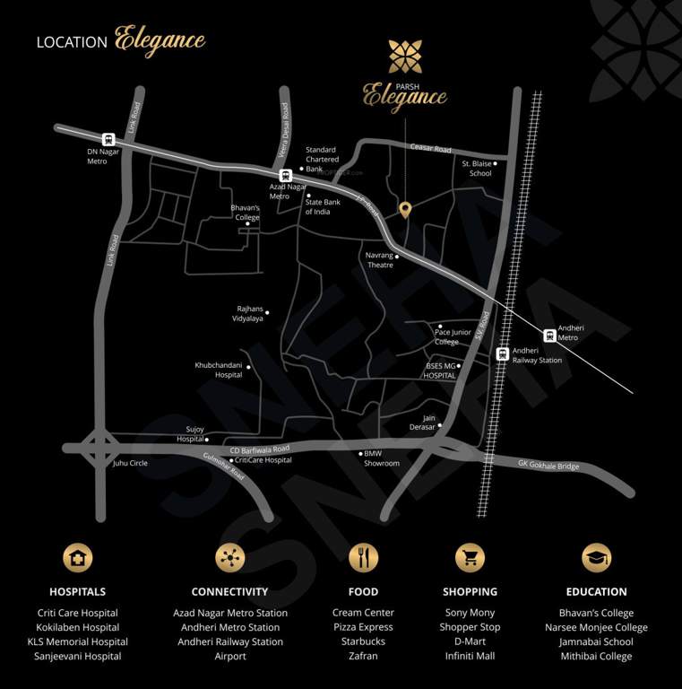  andheri sriram krupa and gurudev nityanand chs Location Plan