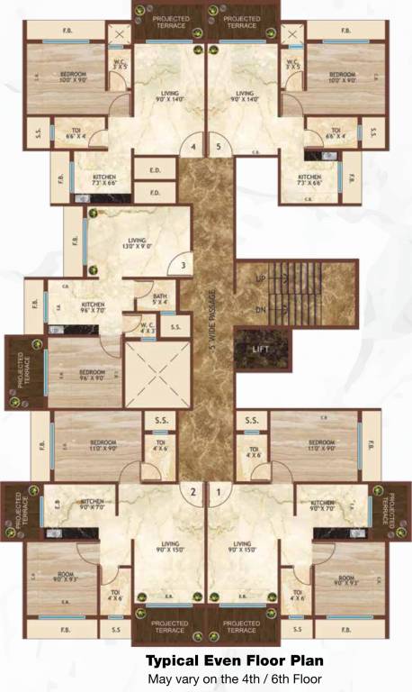Images for Cluster Plan of Dweepmala Baline Dwellings
