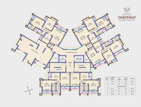  cosmos-enclave-chestnut Chestnut Cluster Plan