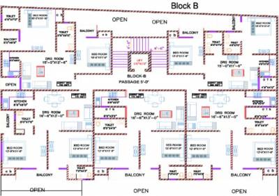 Images for Cluster Plan of Kiera Silver Oakwood Apartment Images for Cluster Plan of Kiera Silver Oakwood Apartment