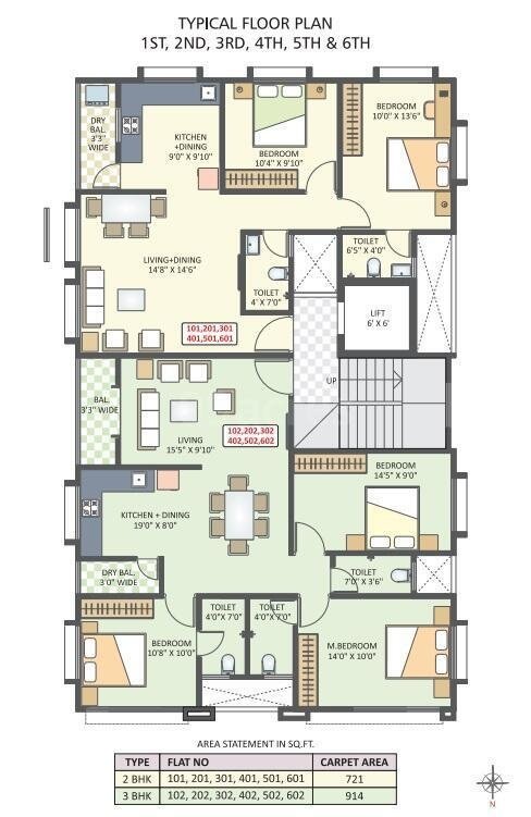  royal bliss Royal Bliss Cluster Plan from 1st to 2nd Floor