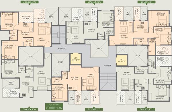 Images for Cluster Plan of Jay Ganesh Royal Bliss
