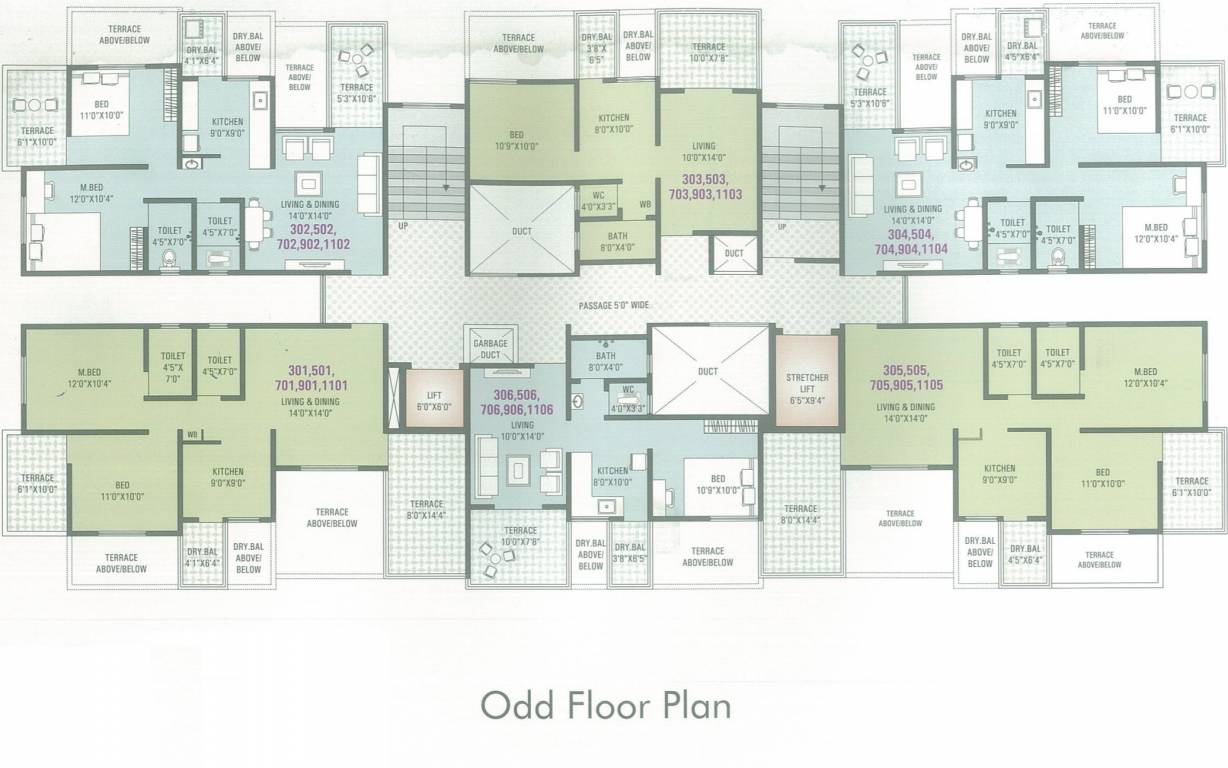 Images for Cluster Plan of Sai Siddha Kanak Residency