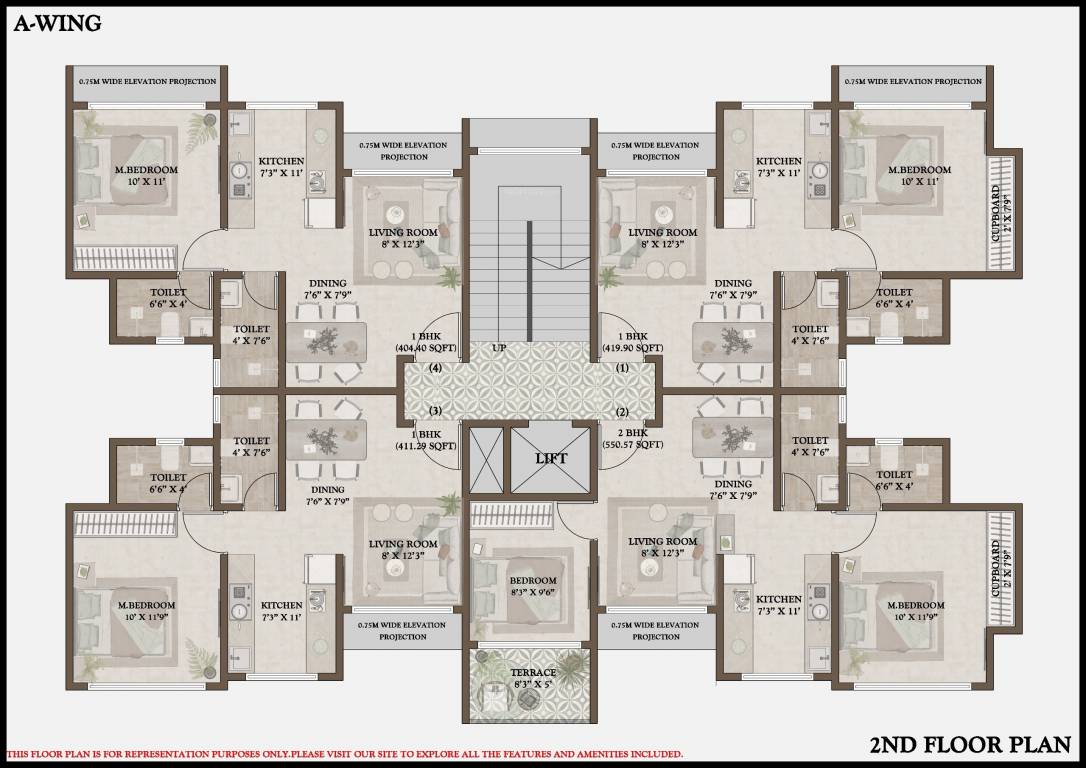  chanakya b wing Chanakya B Wing Cluster Plan