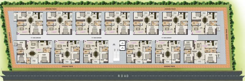  mounika-park-vesta Images for Cluster Plan of Sai Mounika Park Vesta