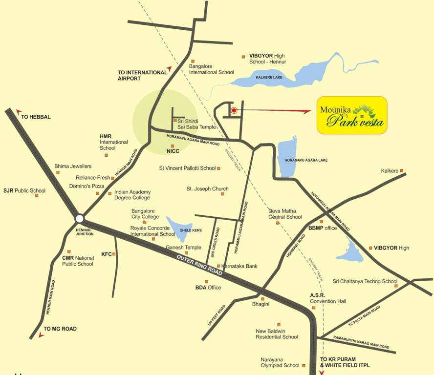  mounika park vesta Images for Location Plan of Sai Mounika Park Vesta