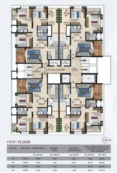 empyrean Profile Empyrean Cluster Plan for 1st Floor