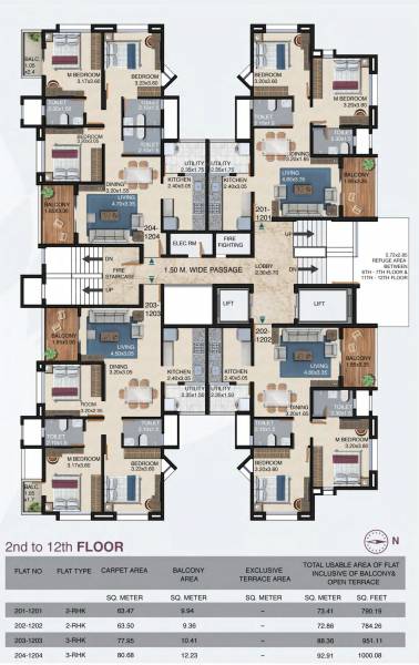  empyrean Profile Empyrean Cluster Plan from 2nd to 12th Floor