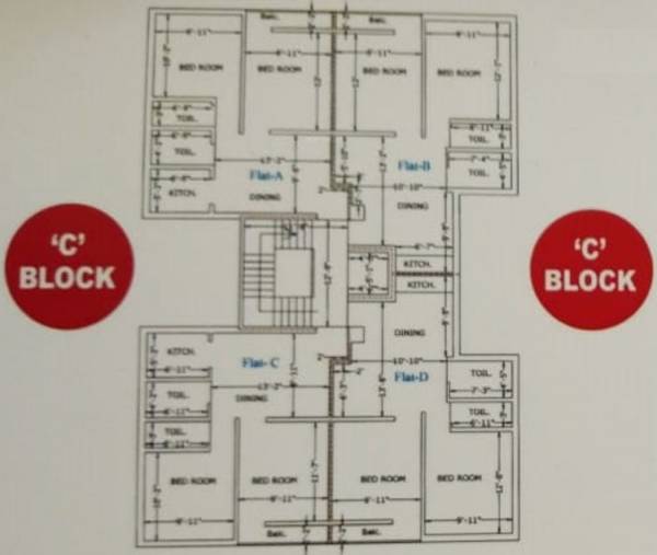 Images for Cluster Plan of Mona Indira Apartment Images for Cluster Plan of Mona Indira Apartment