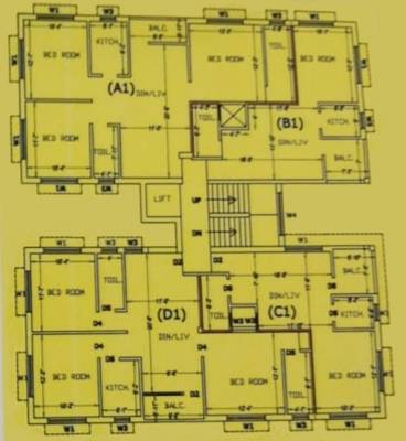 Images for Cluster Plan of Mona Indira Apartment