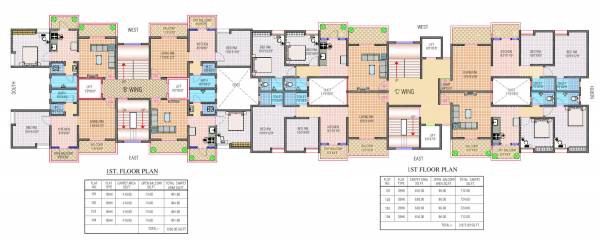  pollens-luxuria B Wing Cluster Plan