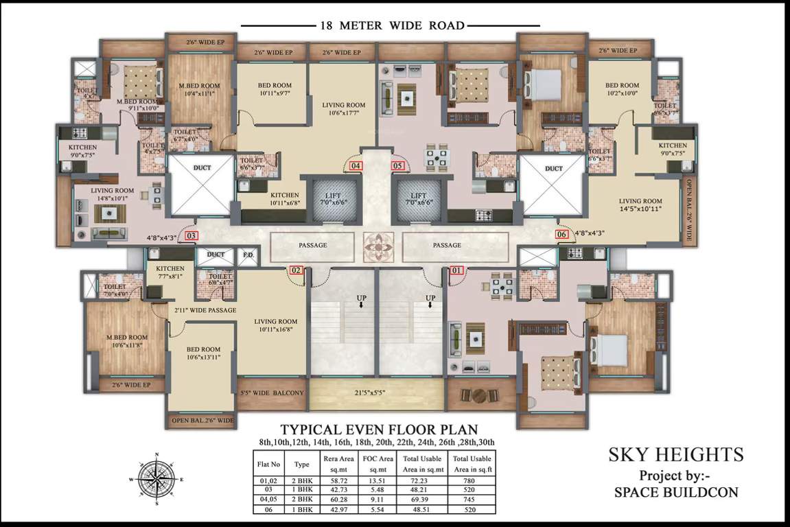  sky heights Sky Heights Cluster Plan