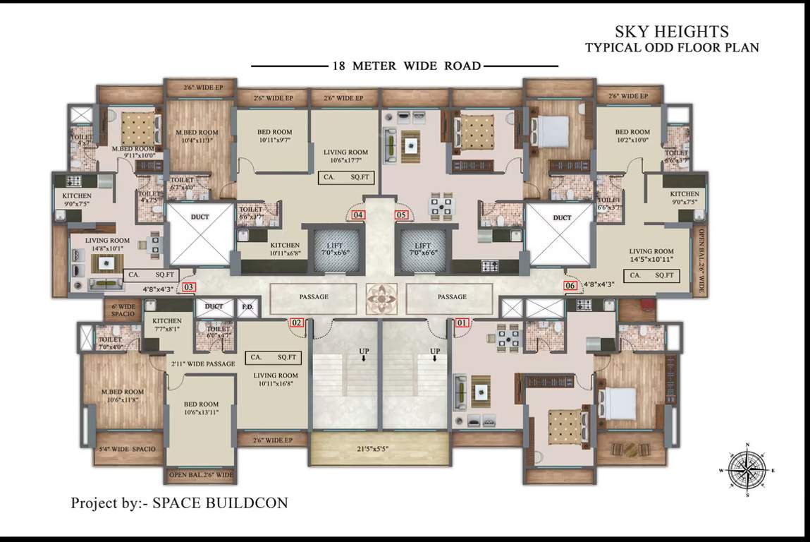  sky heights Sky Heights Cluster Plan