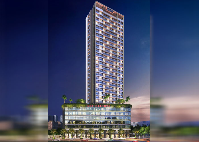  sky heights Elevation