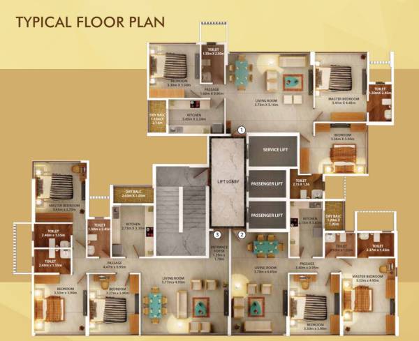  belleza Dosti Belleza Cluster Plan