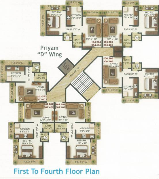 Images for Cluster Plan of Shree Mahalaxmi Pathak Residency Priyam