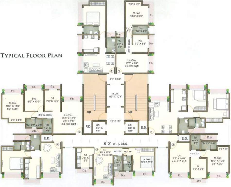  ambar Images for Cluster Plan of Vedant Ambar