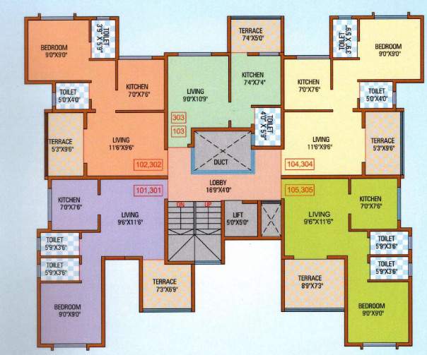  park Bhakti Park Cluster Plan