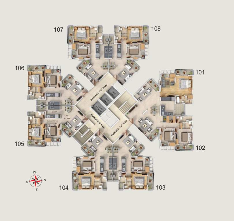  elegance Cluster Plan