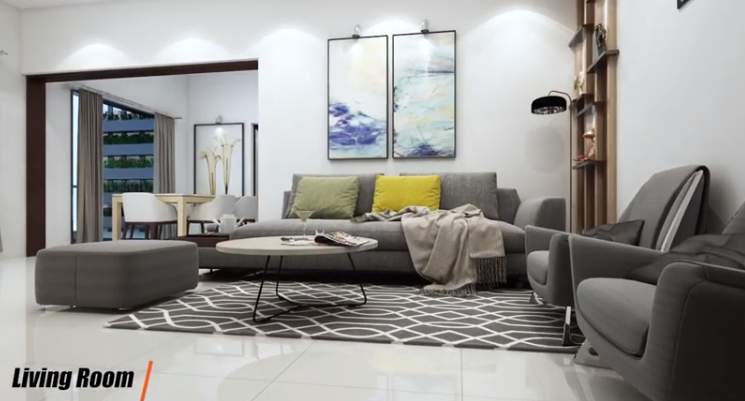  sterling towers Living Area