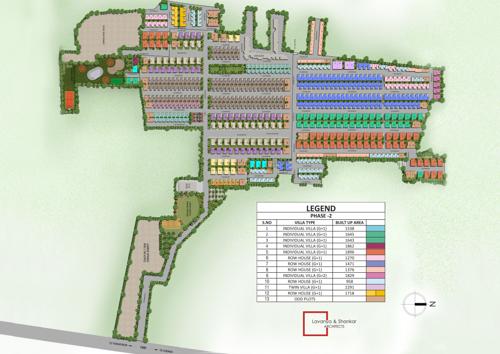 Images for Master Plan of Alliance Humming Gardens Villas