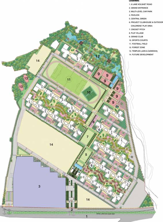 Images for Master Plan of Lodha Amara Tower 20 21