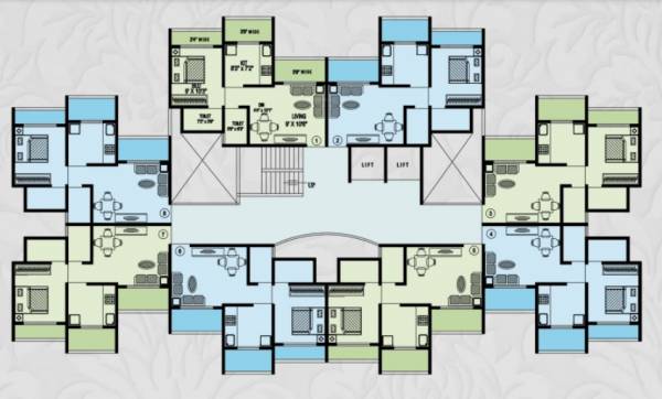  sky-city-phase-2 Purvanchal Cluster Plan