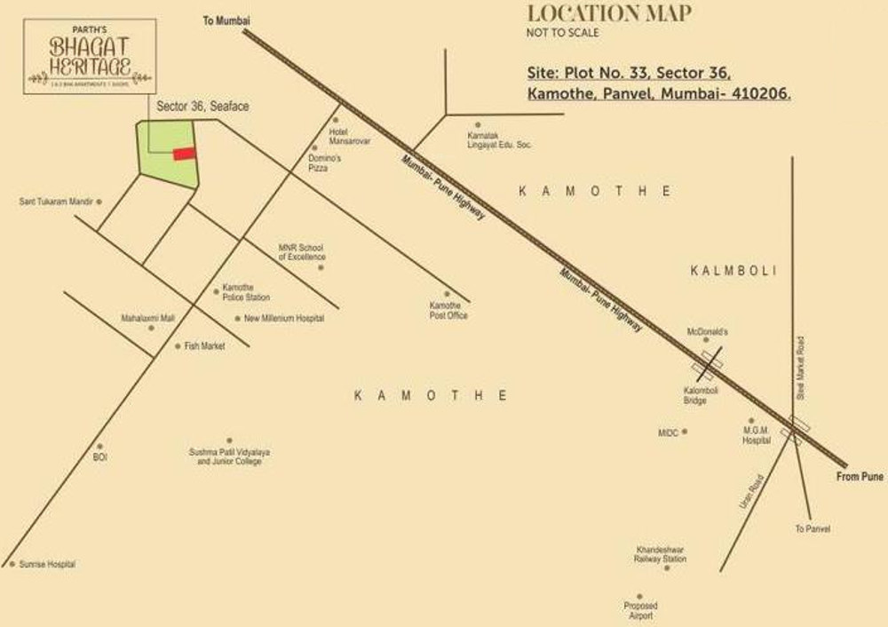Images for Location Plan of Parth Bhagat Heritage