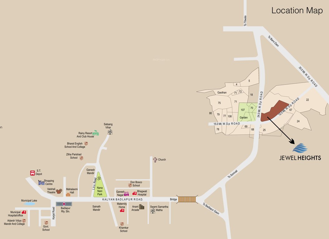  heights Location Plan