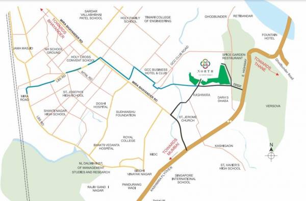  jp-north-phase-5-euphoria Location Plan